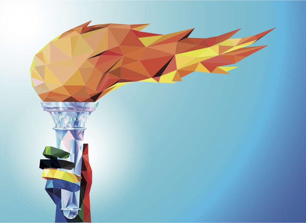 Jeux Olympiques 7 symboles olympiques