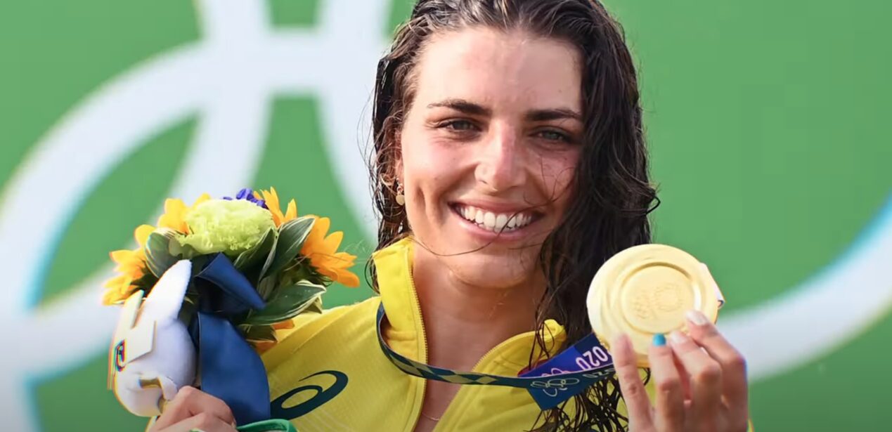 29 juillet 2021, l’Australienne Jessica Fox remporte l’or olympique en canoë monoplace slalom